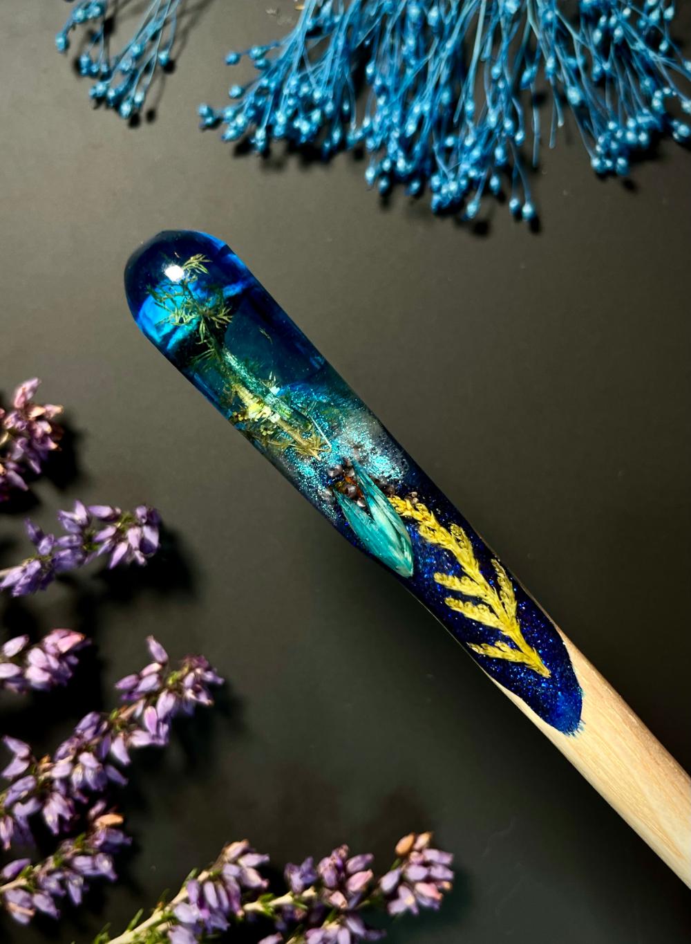 ETERNAL COBALT BLUE - HAIR STICK