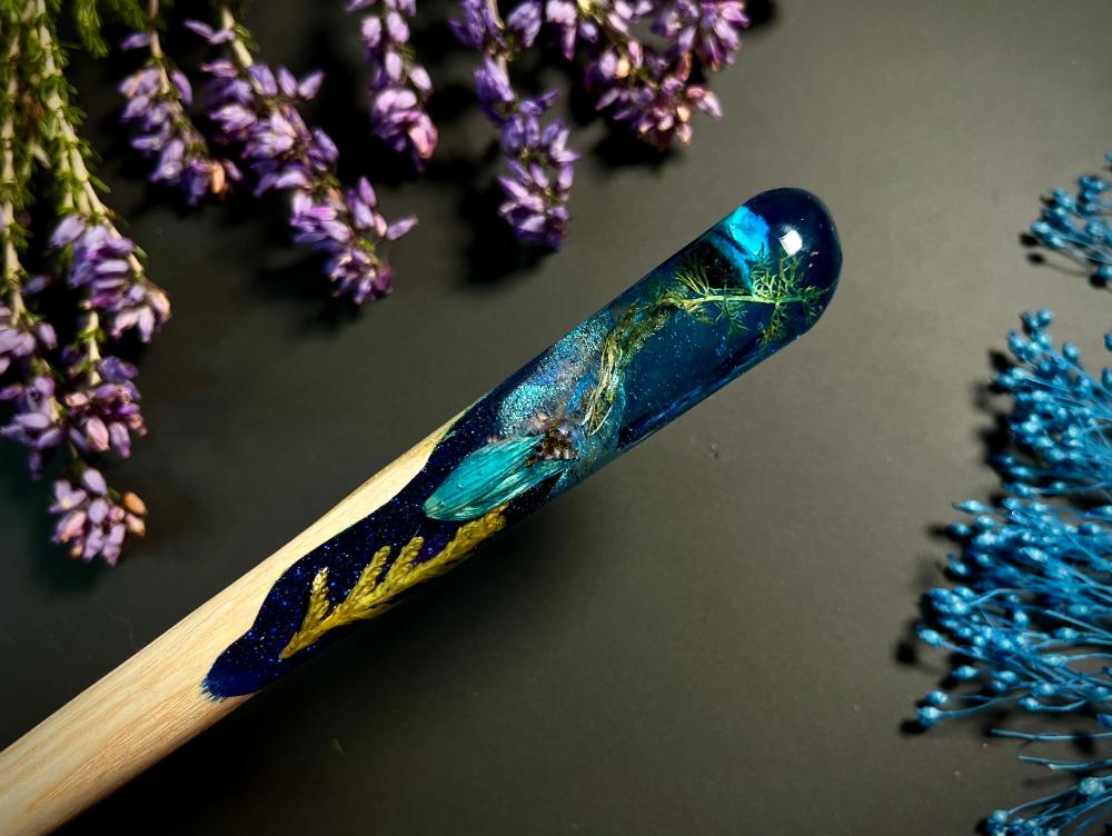 ETERNAL COBALT BLUE - HAIR STICK