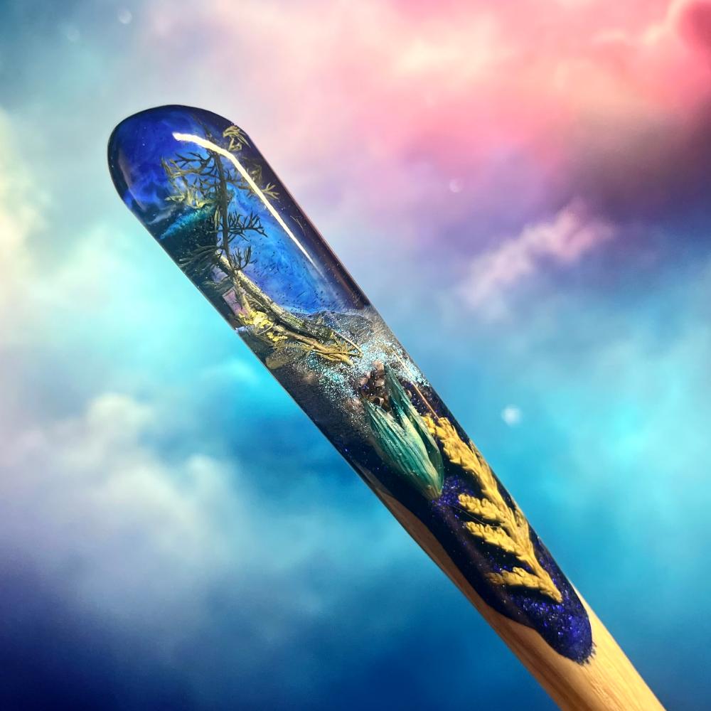 ETERNAL COBALT BLUE - HAIR STICK