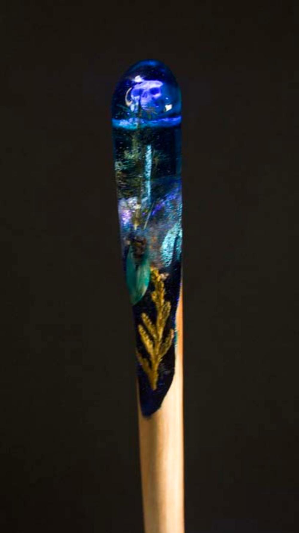 ETERNAL COBALT BLUE - HAIR STICK
