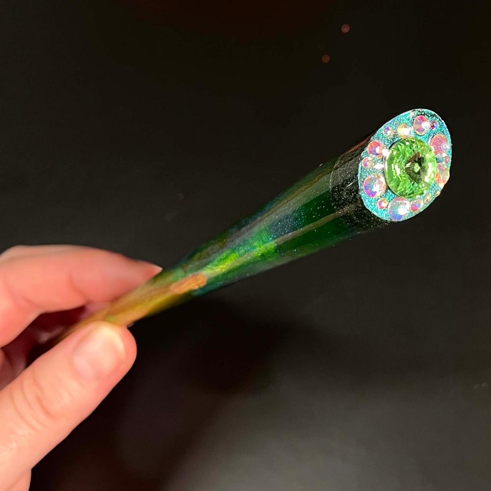 EMERALD FERN - HAIR STICK