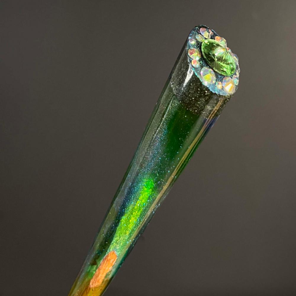 EMERALD FERN - HAIR STICK
