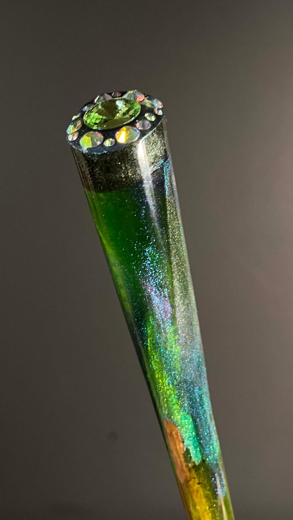 EMERALD FERN - HAIR STICK
