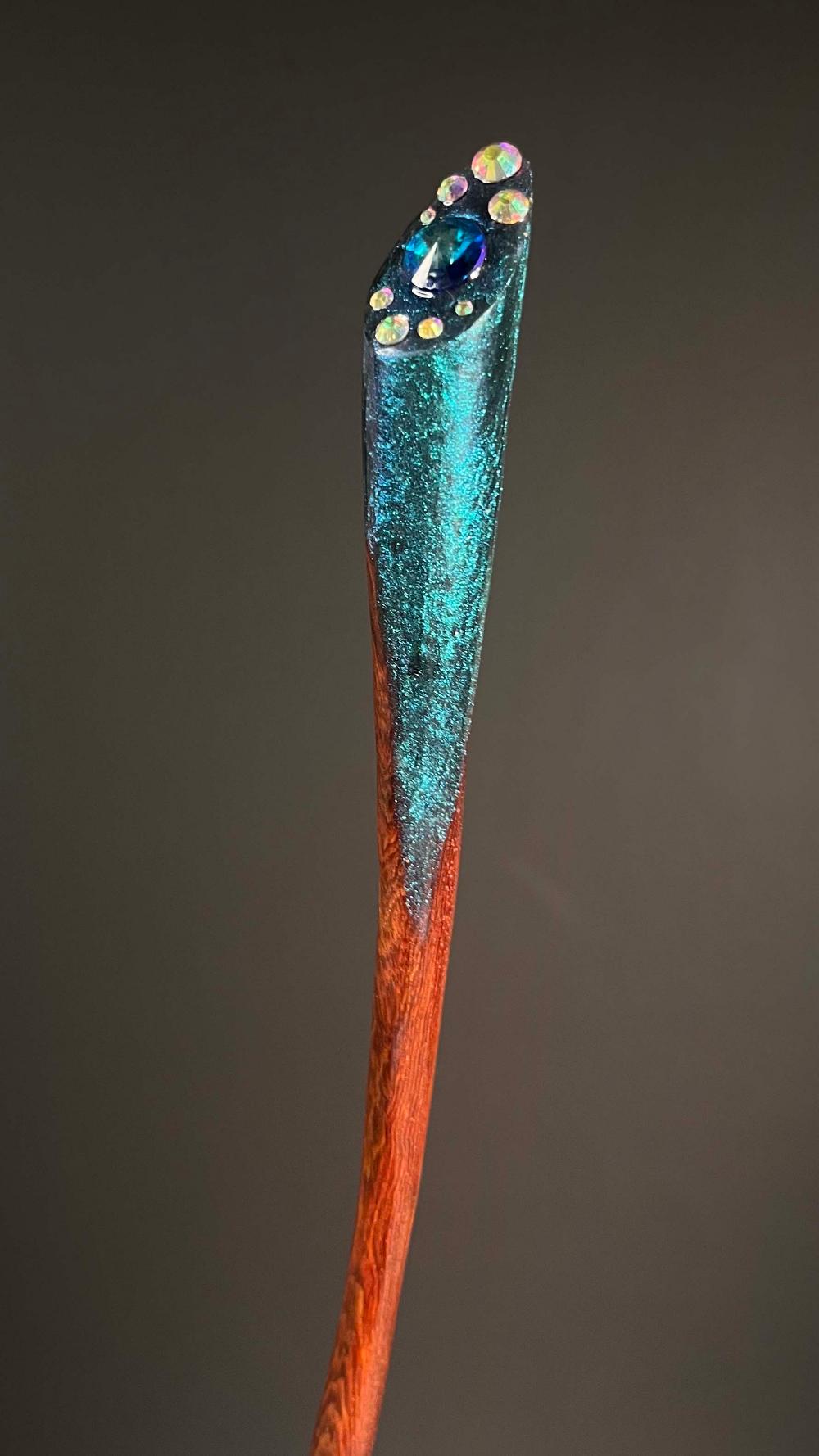 MYSTIC TEAL - HAIR STICK