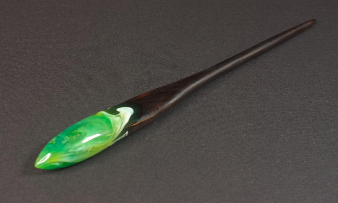 SPRING GREEN - HAIR STICK