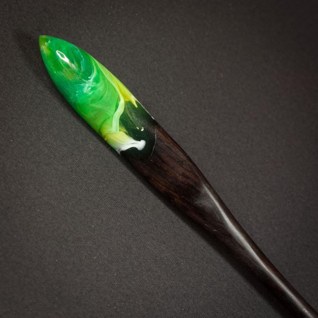 SPRING GREEN - HAIR STICK