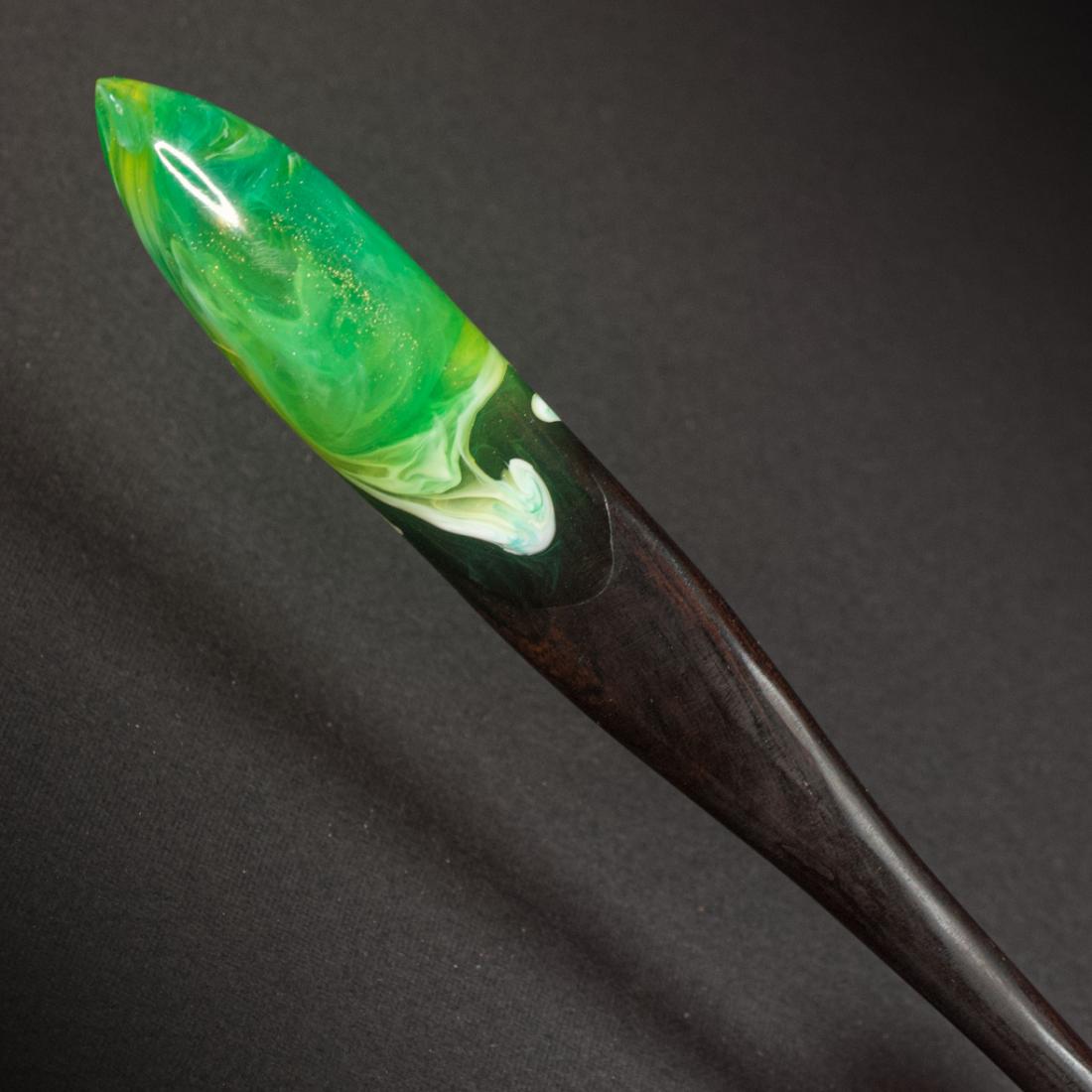 SPRING GREEN - HAIR STICK