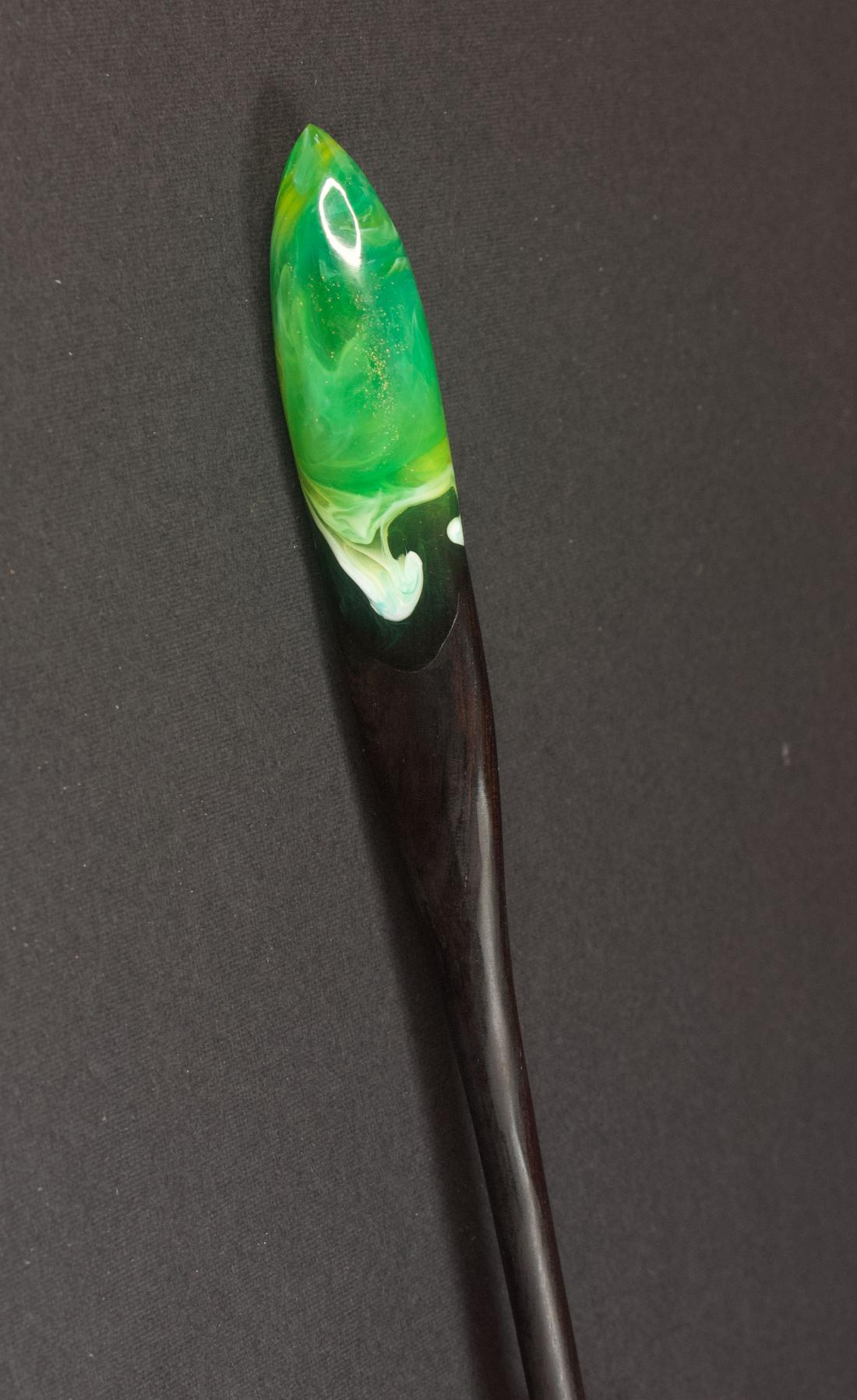 SPRING GREEN - HAIR STICK