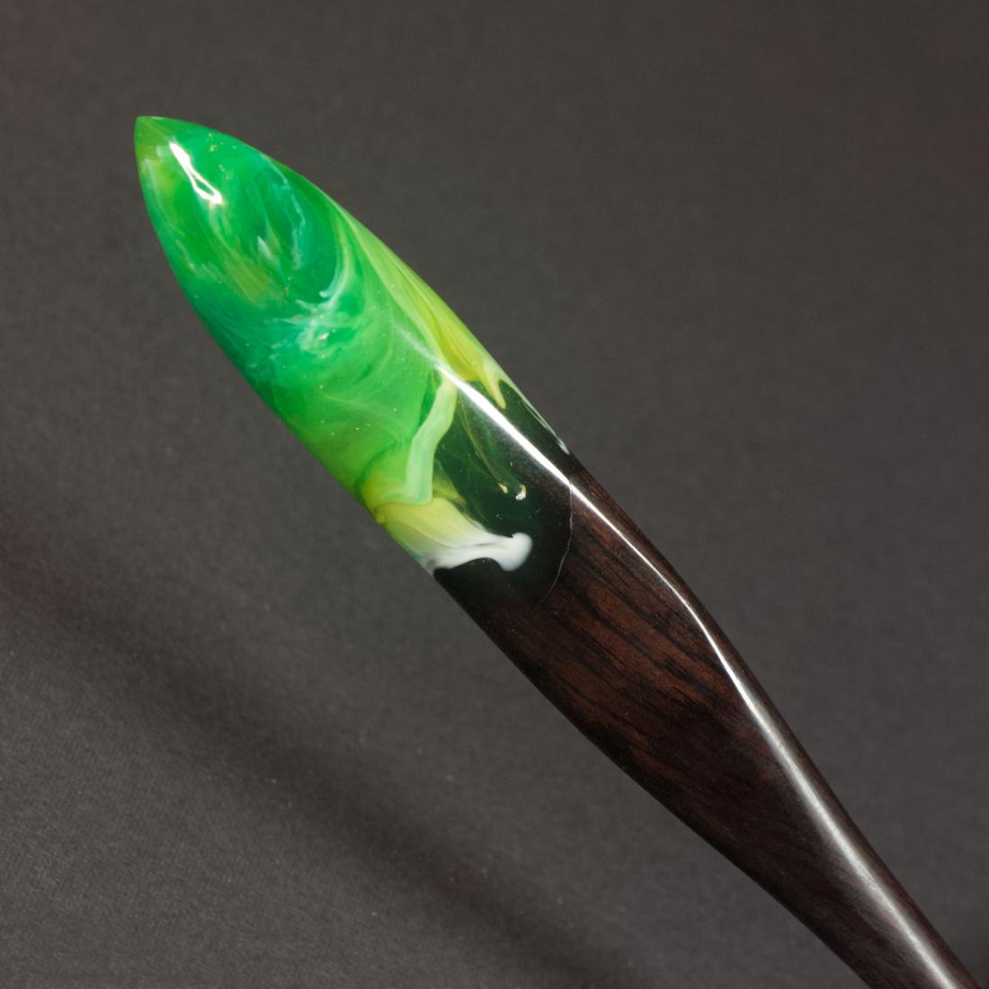 SPRING GREEN - HAIR STICK