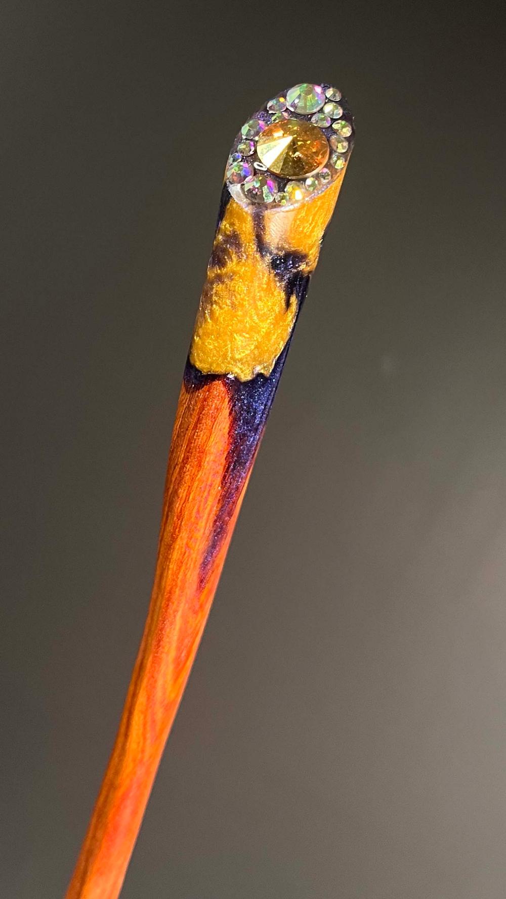 GOLDEN CRYSTAL - HAIR STICK