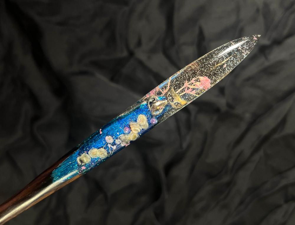 SILVER CAT - HAIR STICK