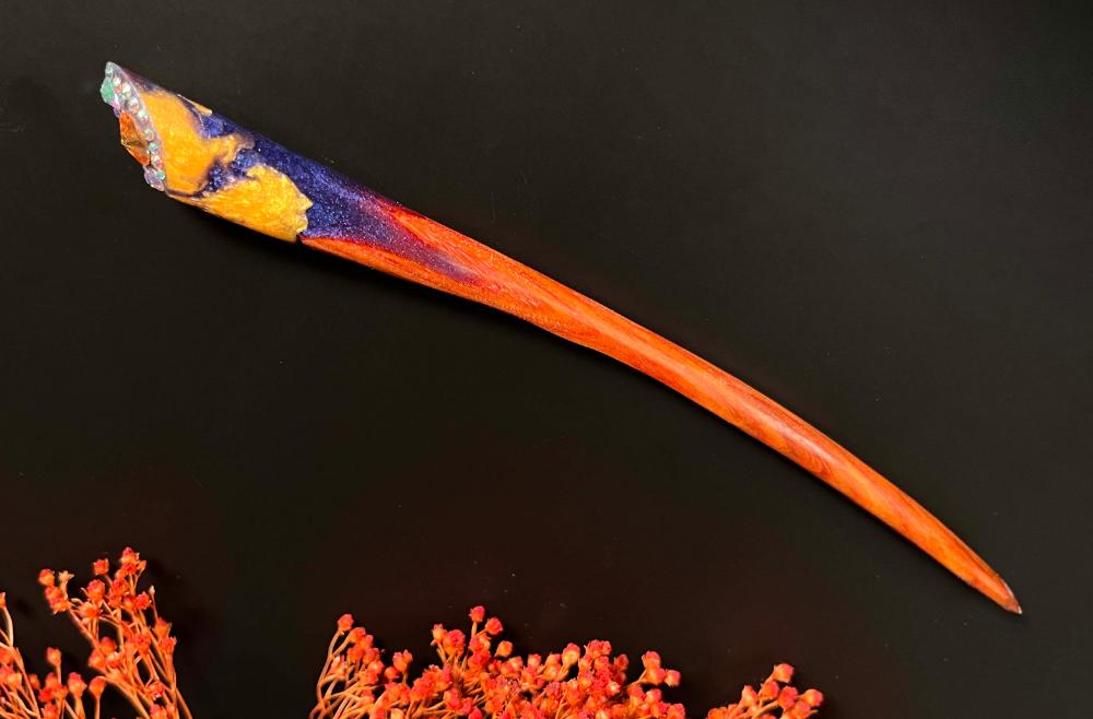 GOLDEN CRYSTAL - HAIR STICK