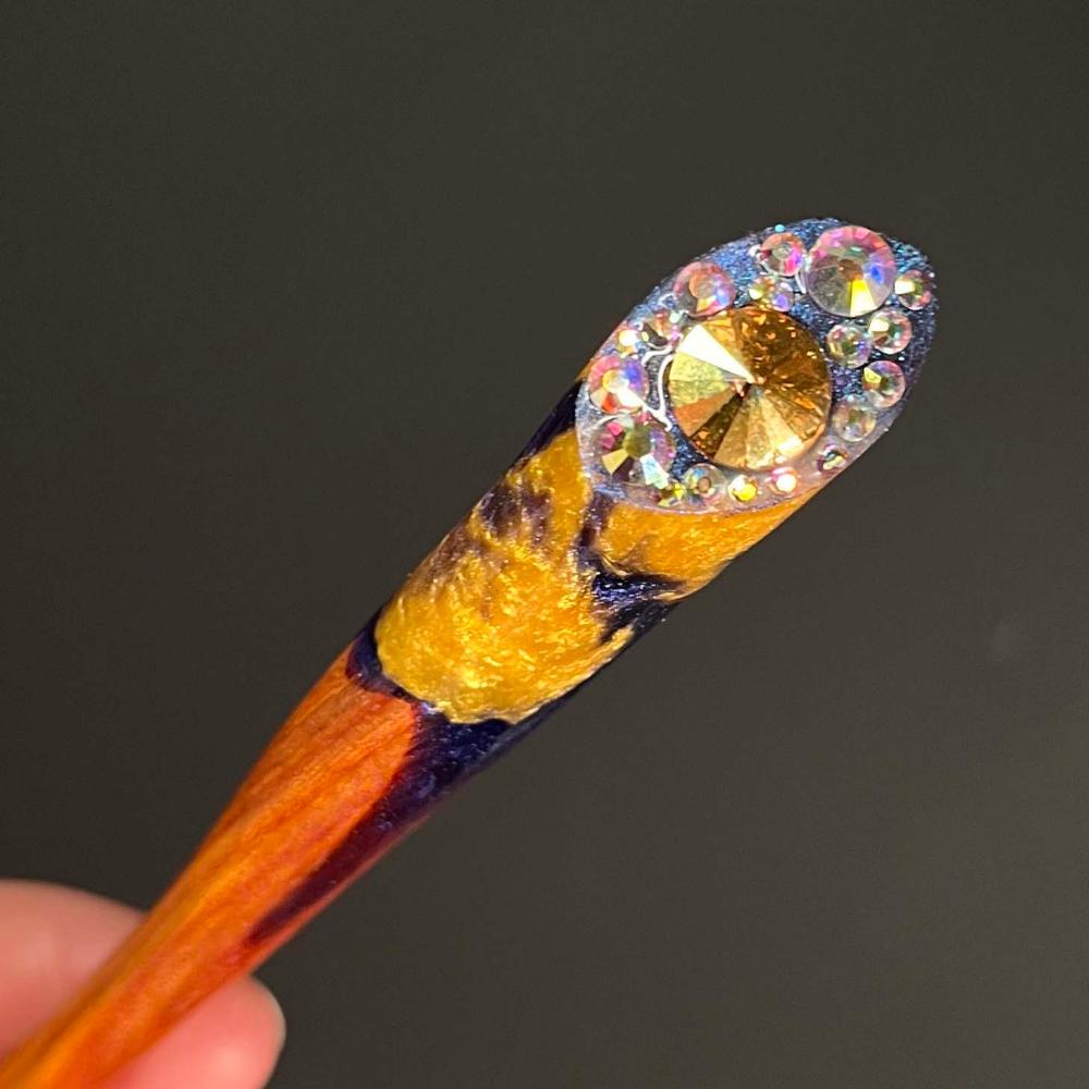 GOLDEN CRYSTAL - HAIR STICK