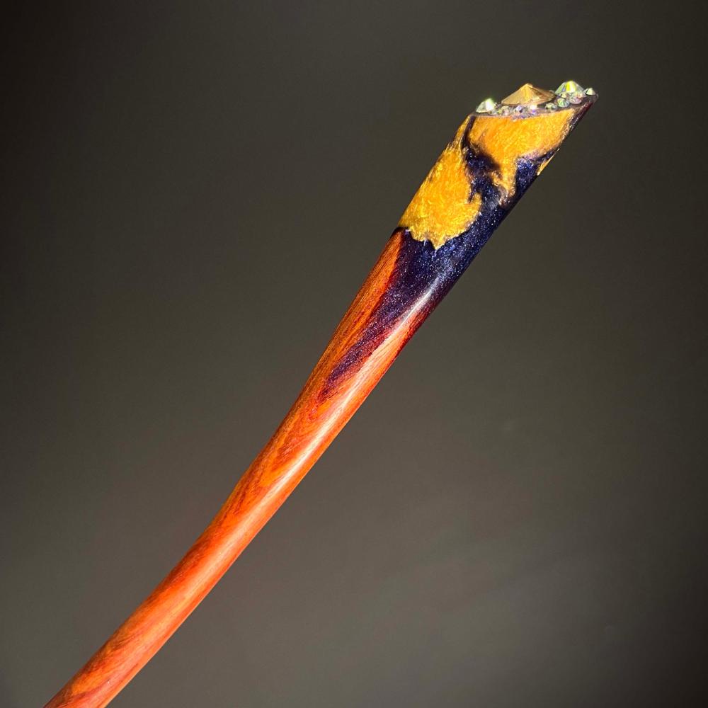 GOLDEN CRYSTAL - HAIR STICK