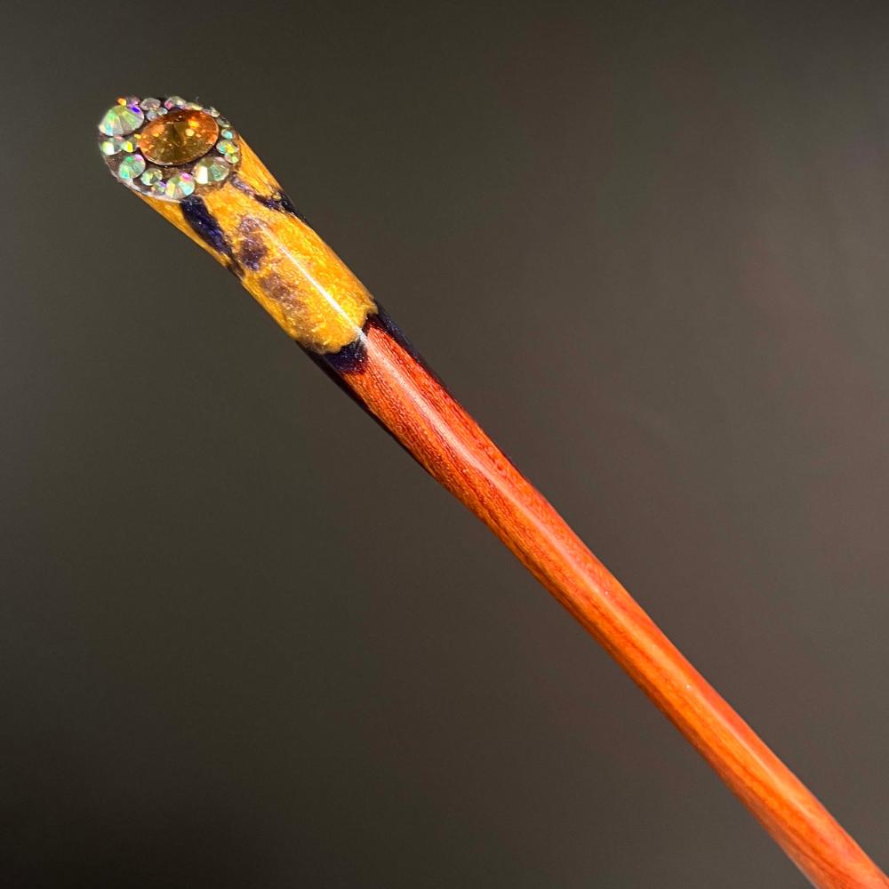 GOLDEN CRYSTAL - HAIR STICK