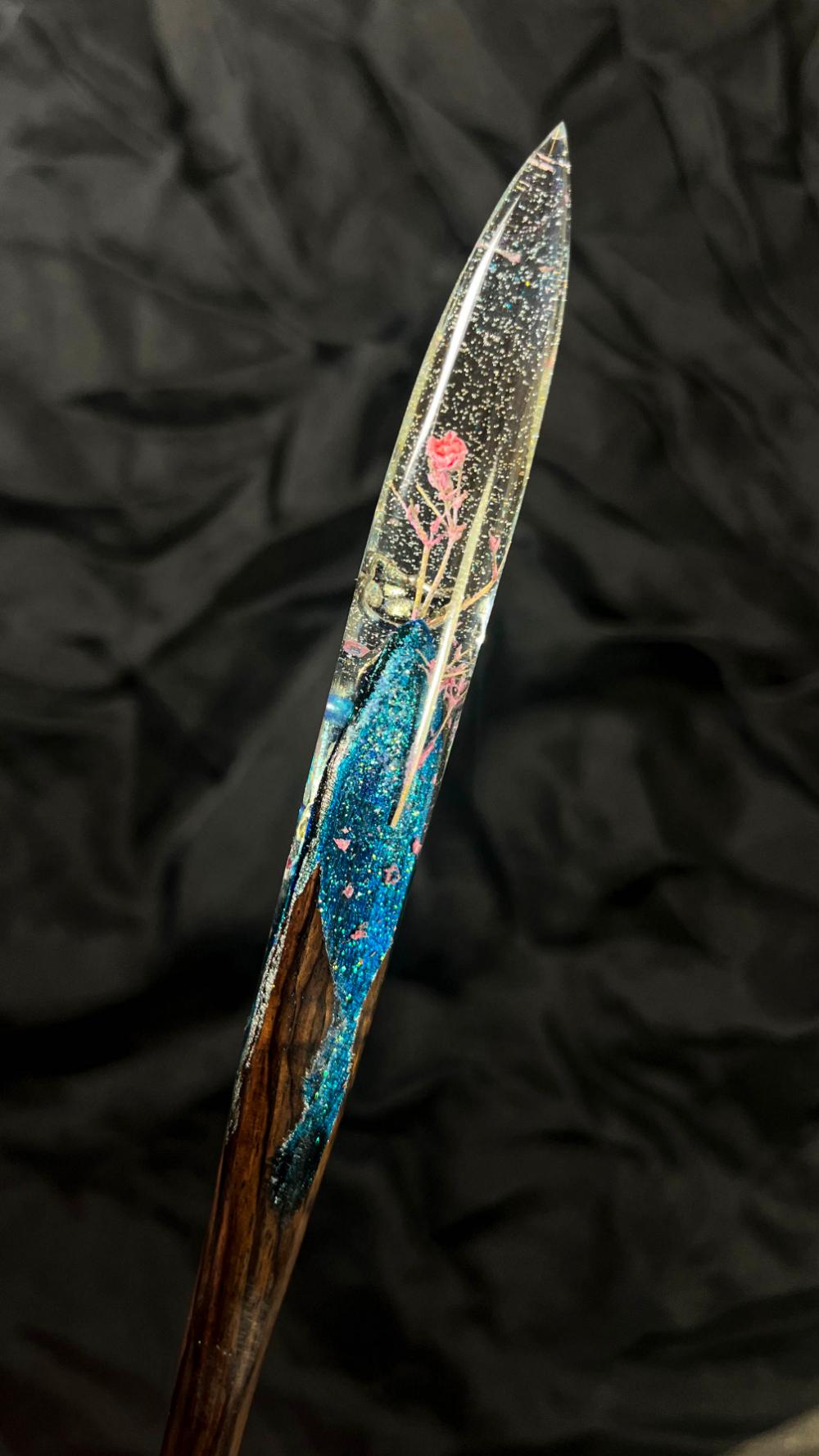 SILVER CAT - HAIR STICK