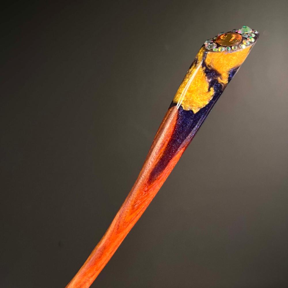 GOLDEN CRYSTAL - HAIR STICK