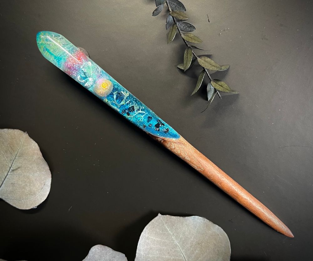 TWO SWANS - HAIR STICK