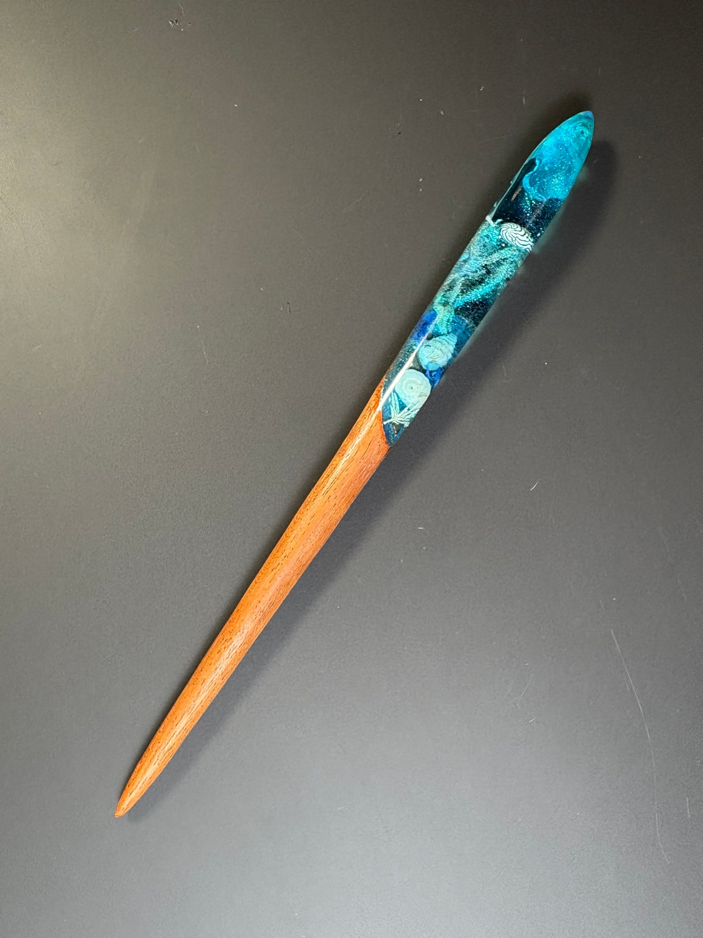 BLUE DEPTHS - HAIR STICKS