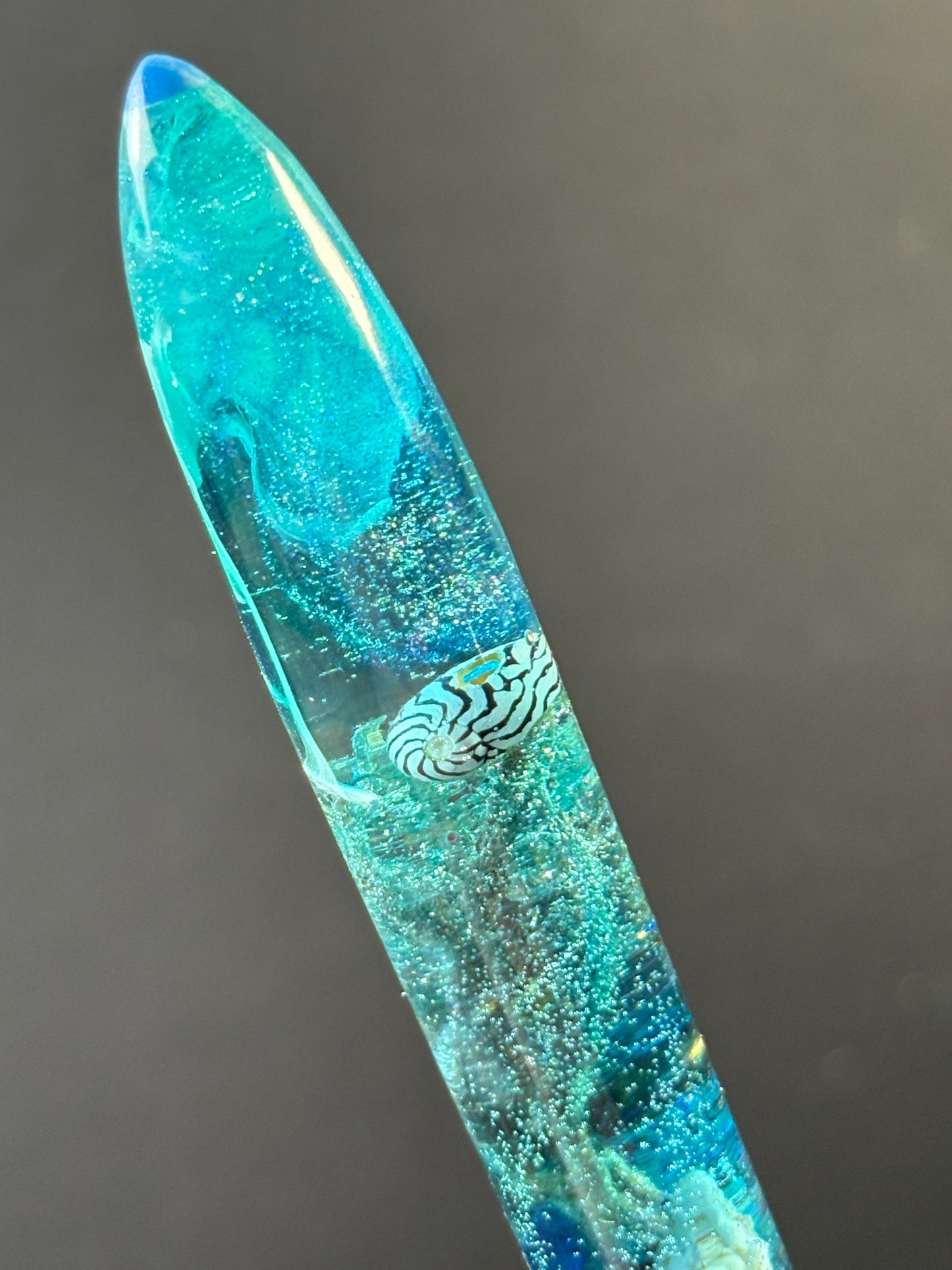 BLUE DEPTHS - HAIR STICKS