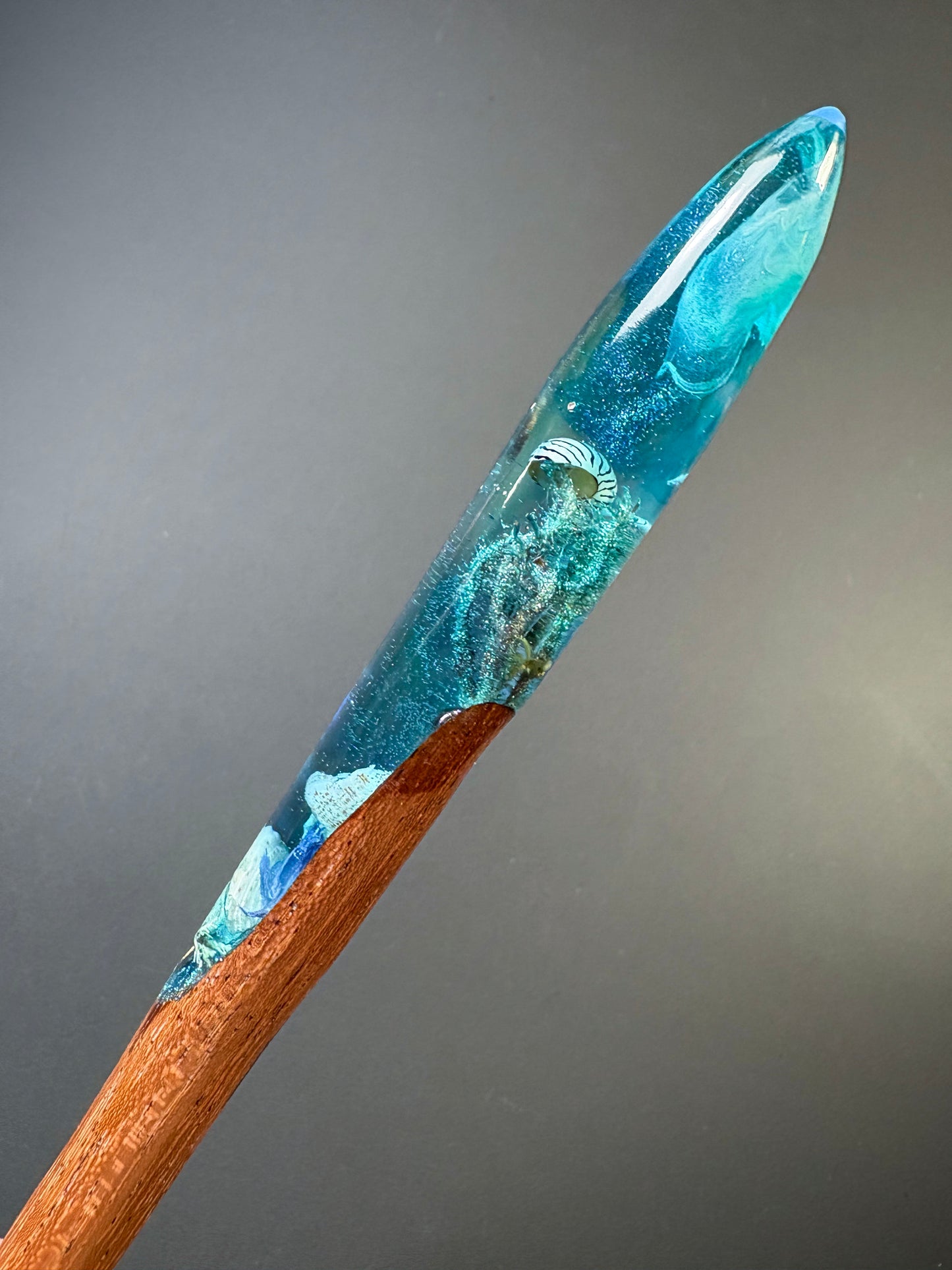 BLUE DEPTHS - HAIR STICKS