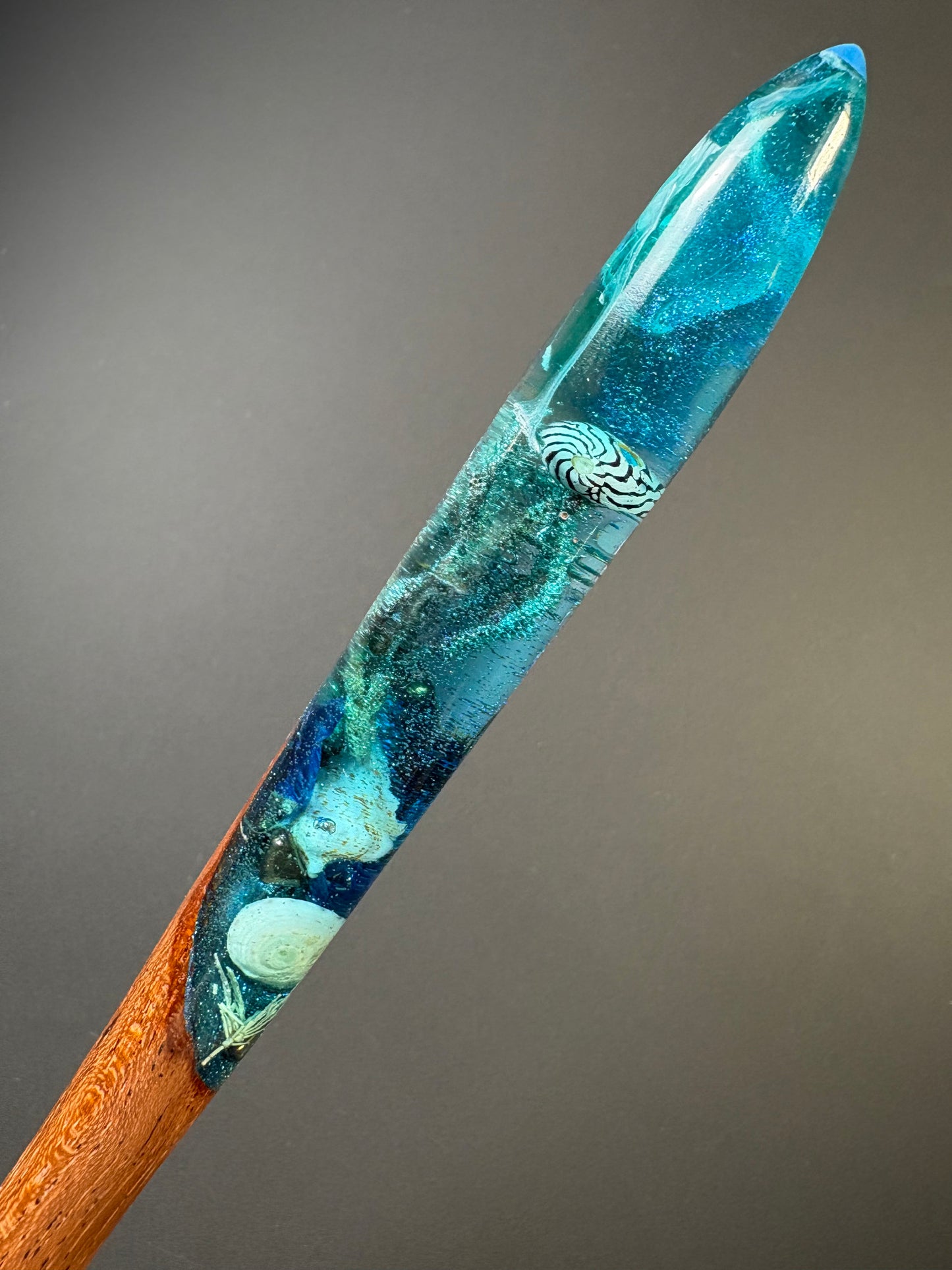 BLUE DEPTHS - HAIR STICKS