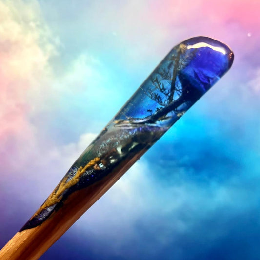 ETERNAL COBALT BLUE - HAIR STICK