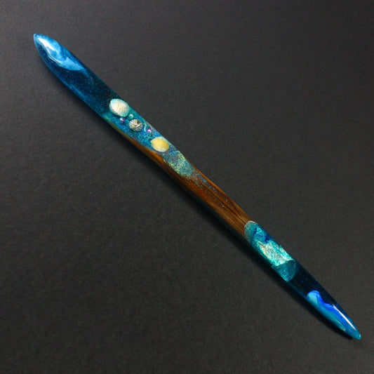 BLUE WORLDS - HAIR STICK