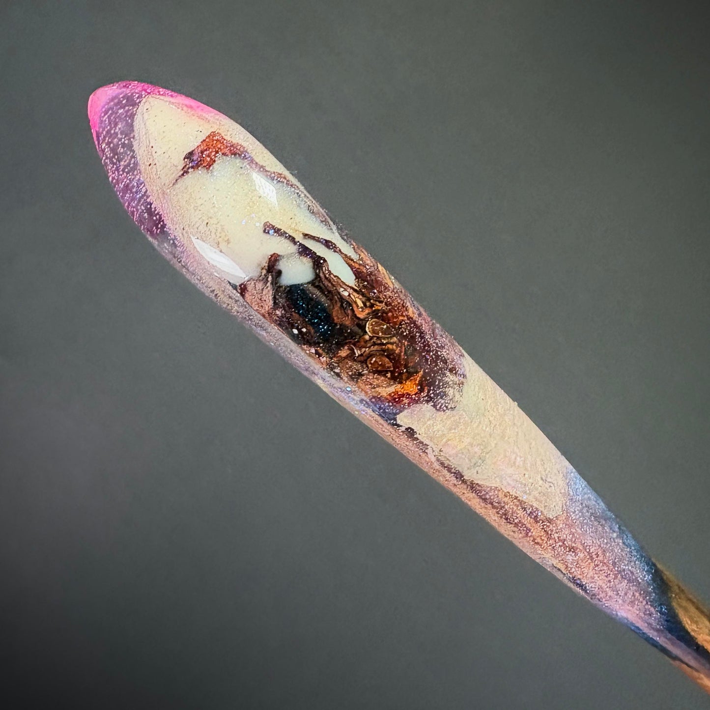 PINE CONE - HAIR STICK