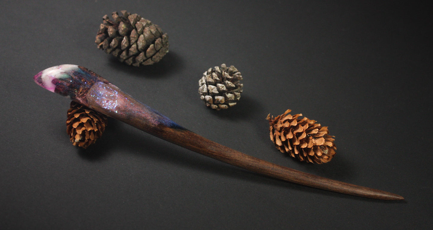 PINE CONE - HAIR STICK