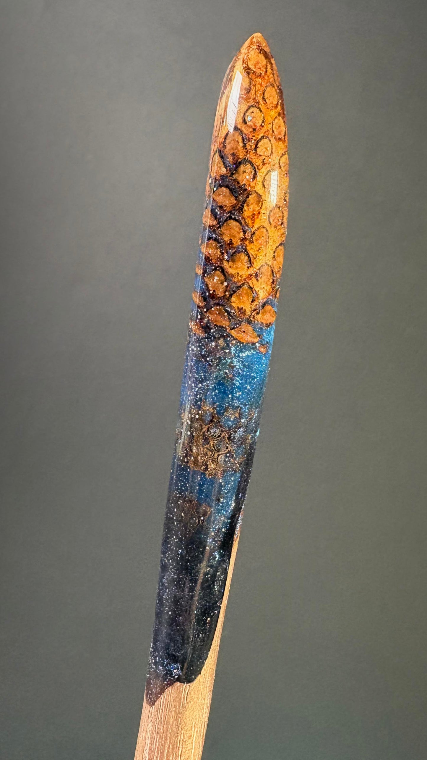 BLUE FOREST - HAIR STICK