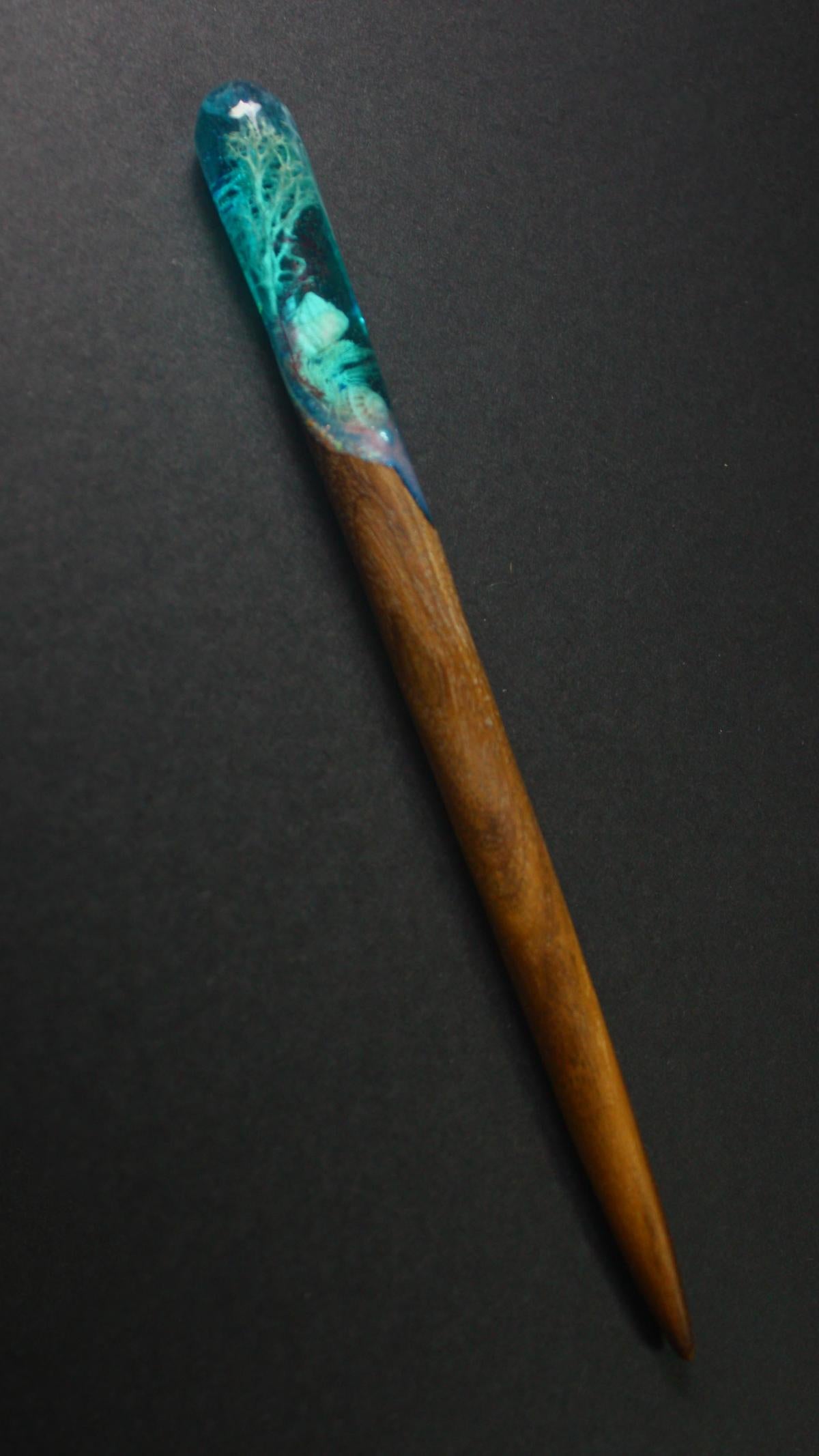 BLUE SILENCE - HAIR STICK