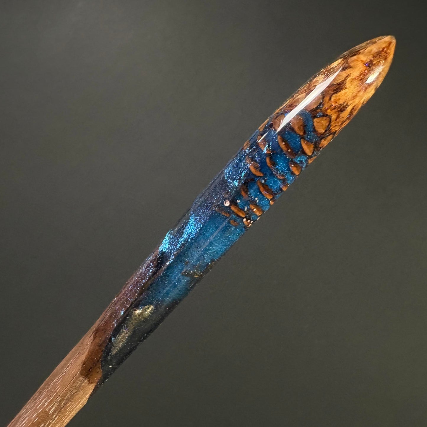 BLUE FOREST - HAIR STICK