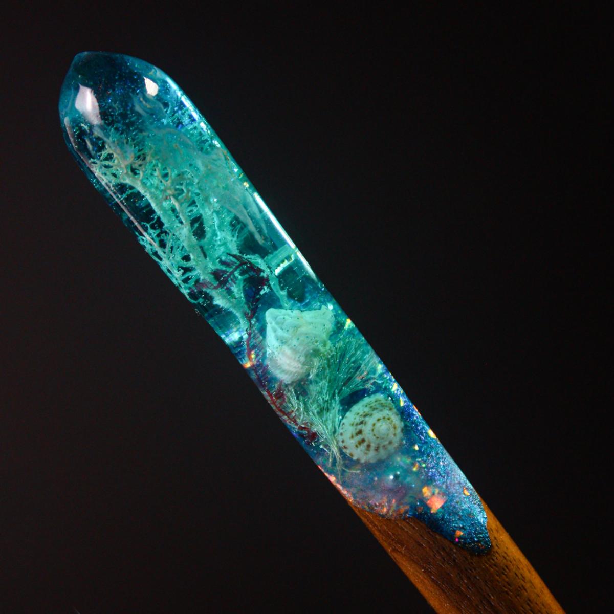 BLUE SILENCE - HAIR STICK