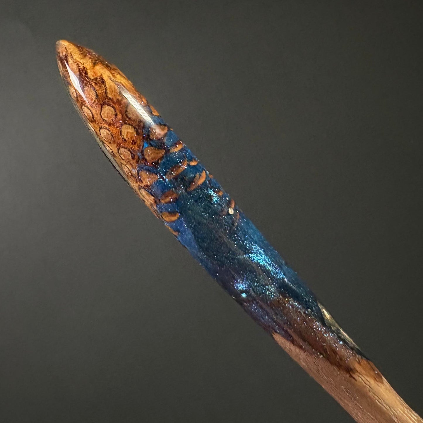 BLUE FOREST - HAIR STICK