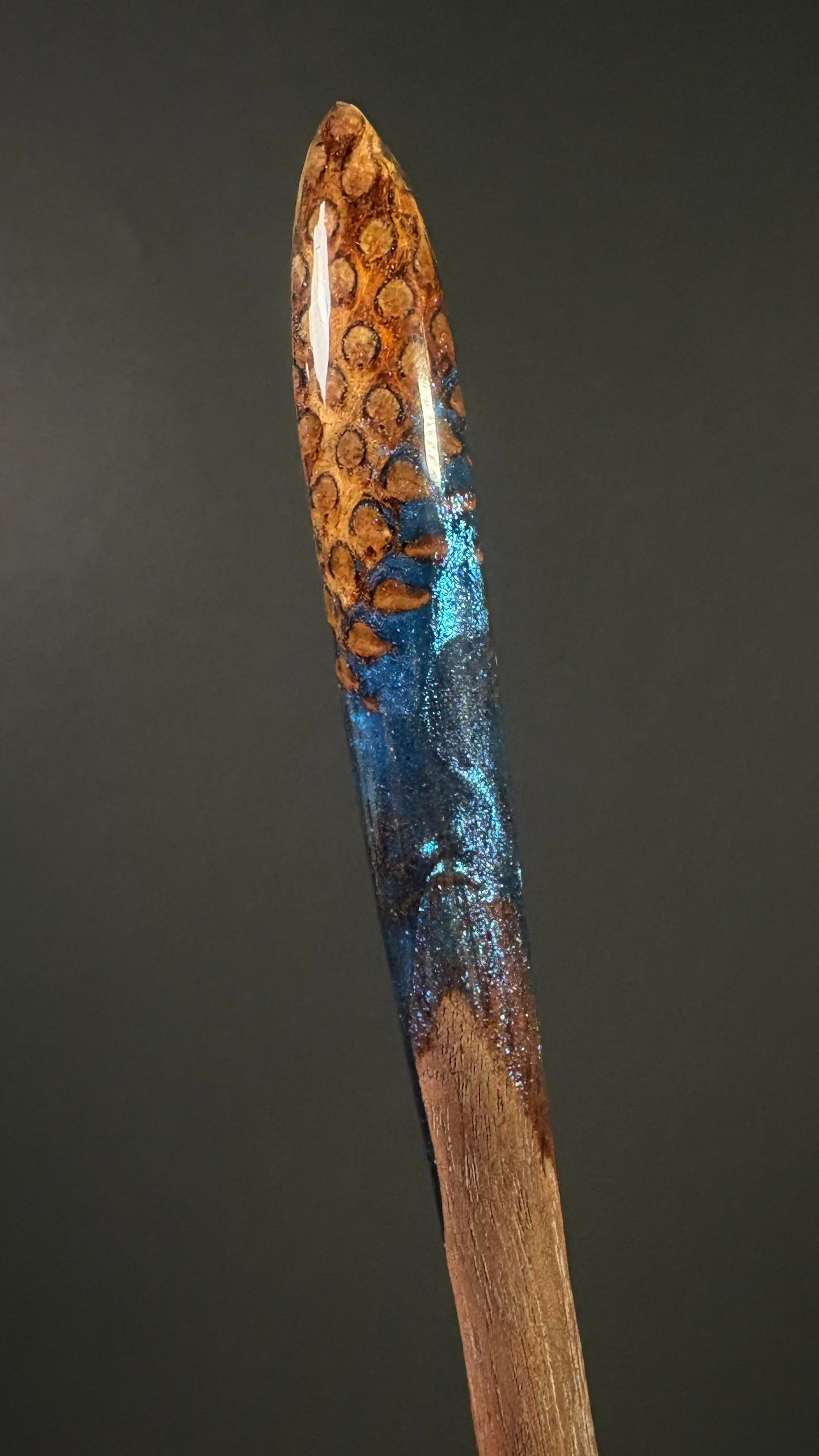 BLUE FOREST - HAIR STICK