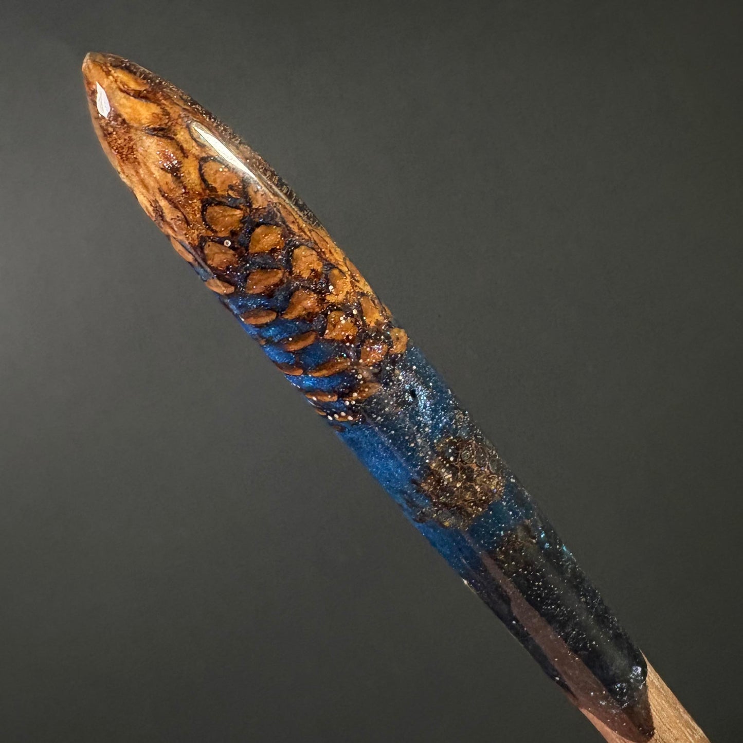 BLUE FOREST - HAIR STICK