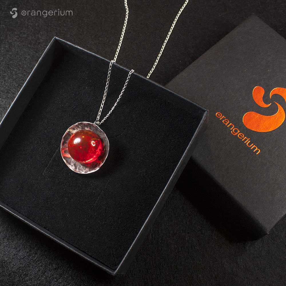 RED MOON PENDANT - FULL MOON COLLECTION