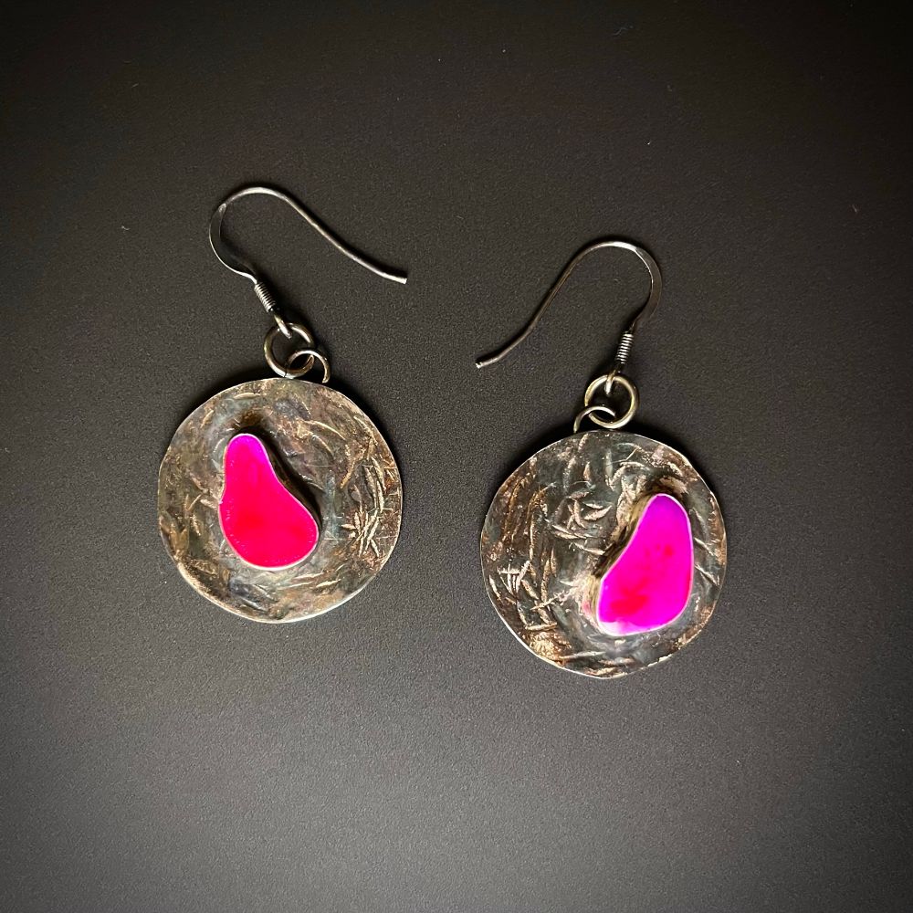 PINK DANGLE EARRINGS