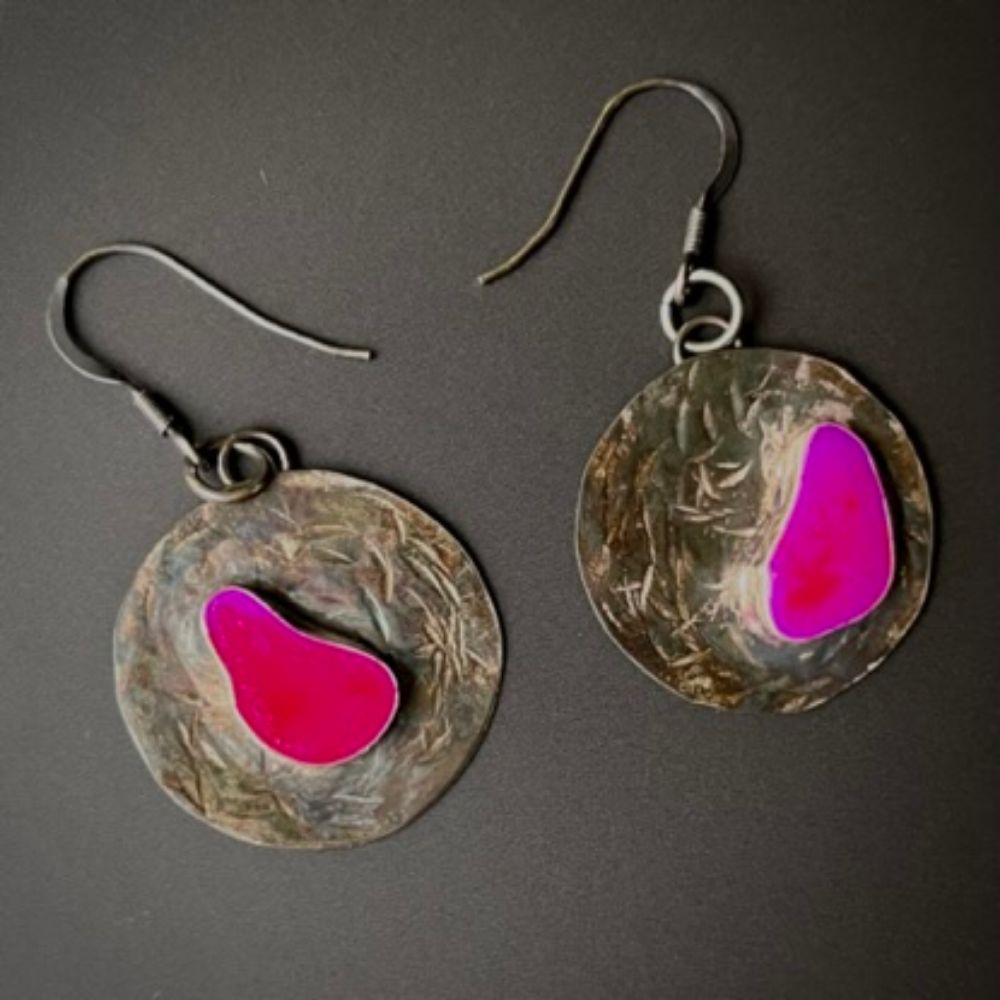 PINK DANGLE EARRINGS