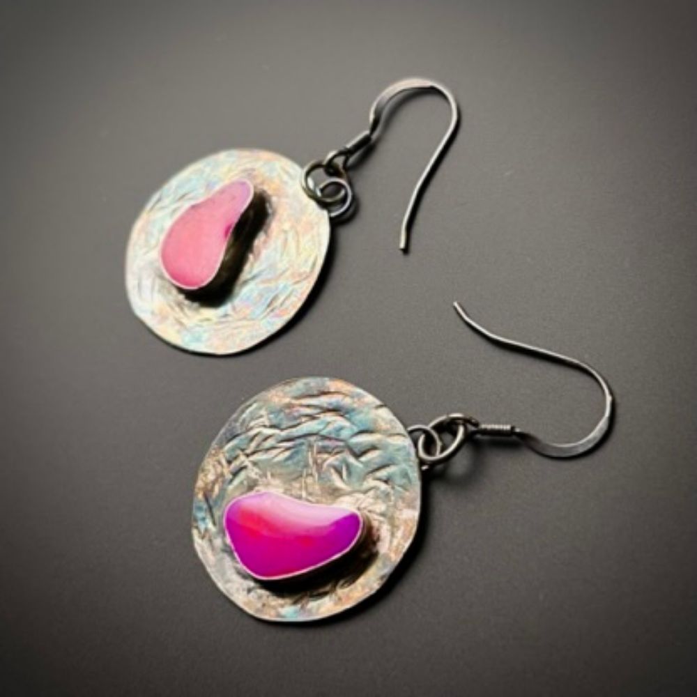 PINK DANGLE EARRINGS